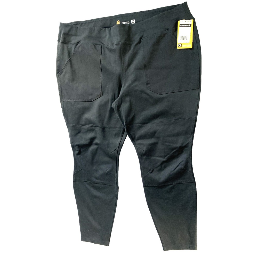 Carhartt Force Utility Leggings Women 2X Black High Rise Workwear Plus Ankle NWT